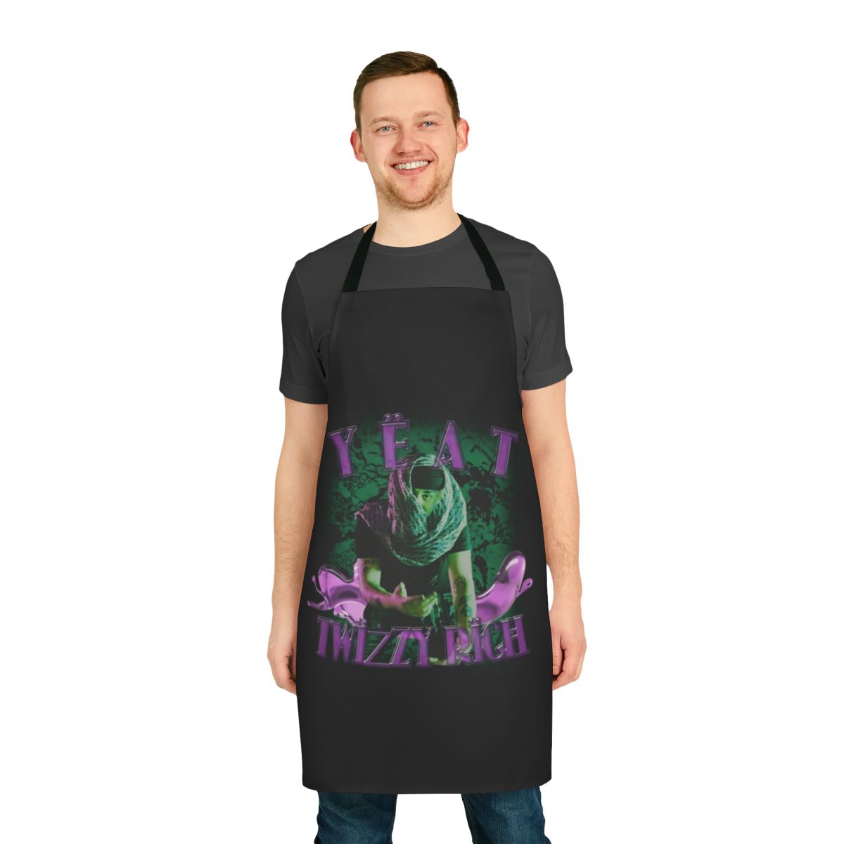 Yeat Twizzy Rich inspired apron for fans of the artist