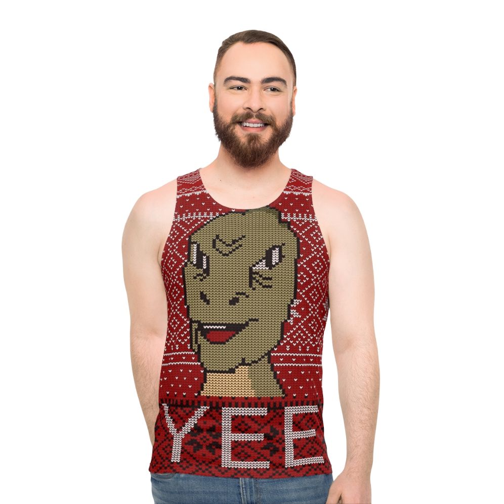 Yee ugly Christmas sweater 2019 unisex tank top