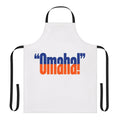 Yell apron featuring Denver Broncos colors and design