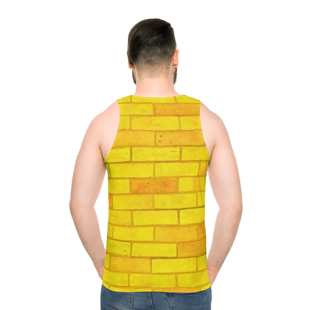 Unisex yellow brick road tank top