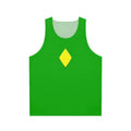Yellow diamond superhero unisex tank top