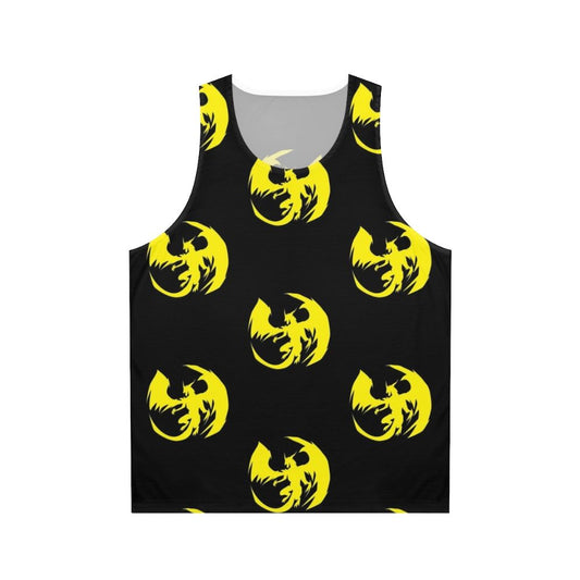 Unisex yellow dragon legendary animal mythical creature tank top