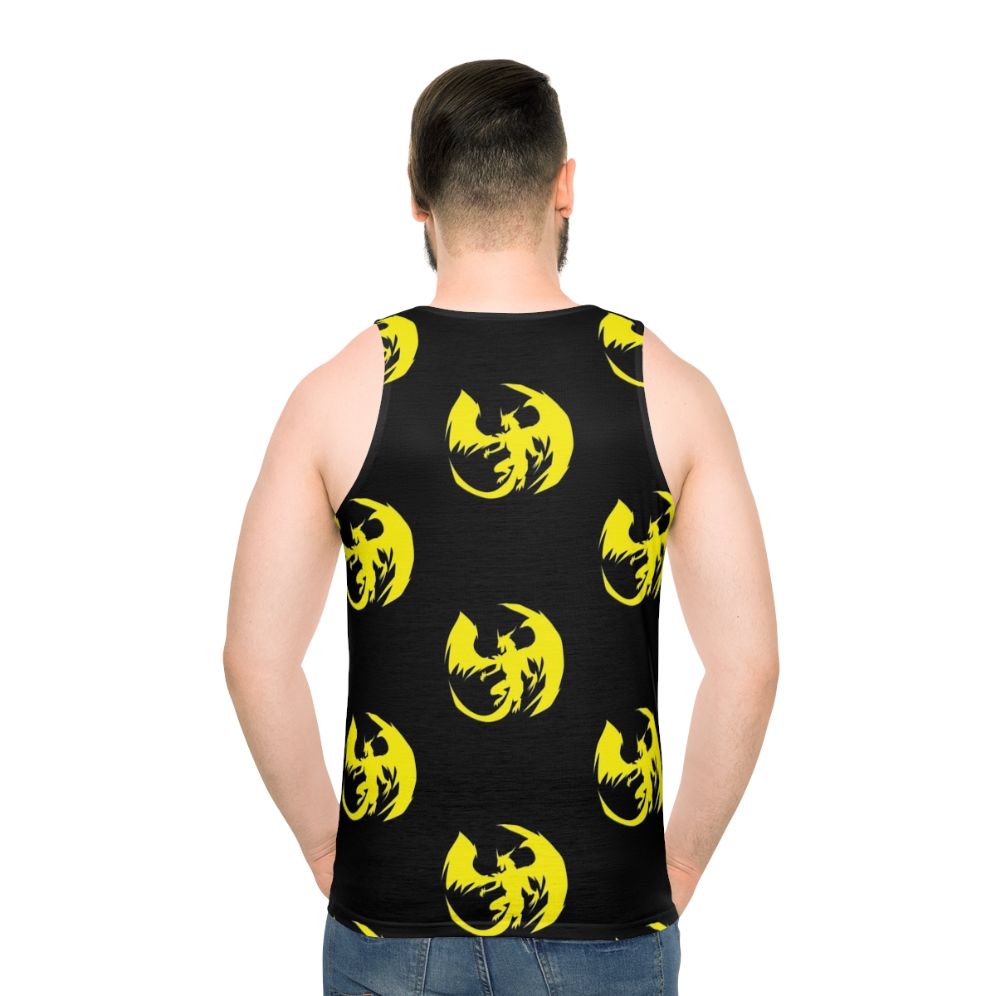 Unisex yellow dragon legendary animal mythical creature tank top