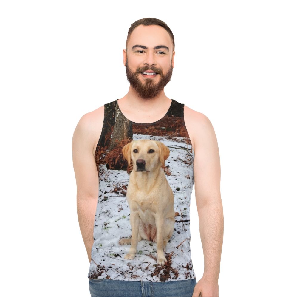 Yellow Labrador Retriever Unisex Tank Top