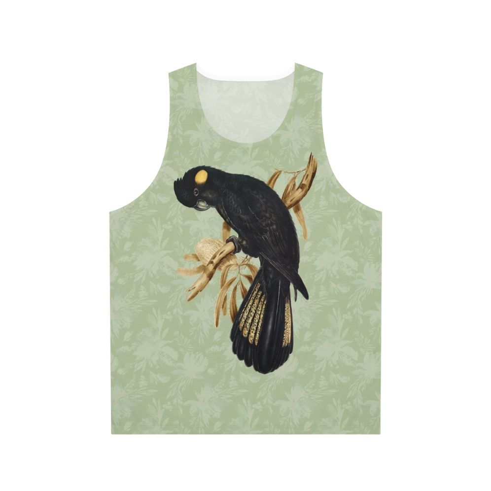 Yellow-Tailed Black Cockatoo Unisex Tank Top