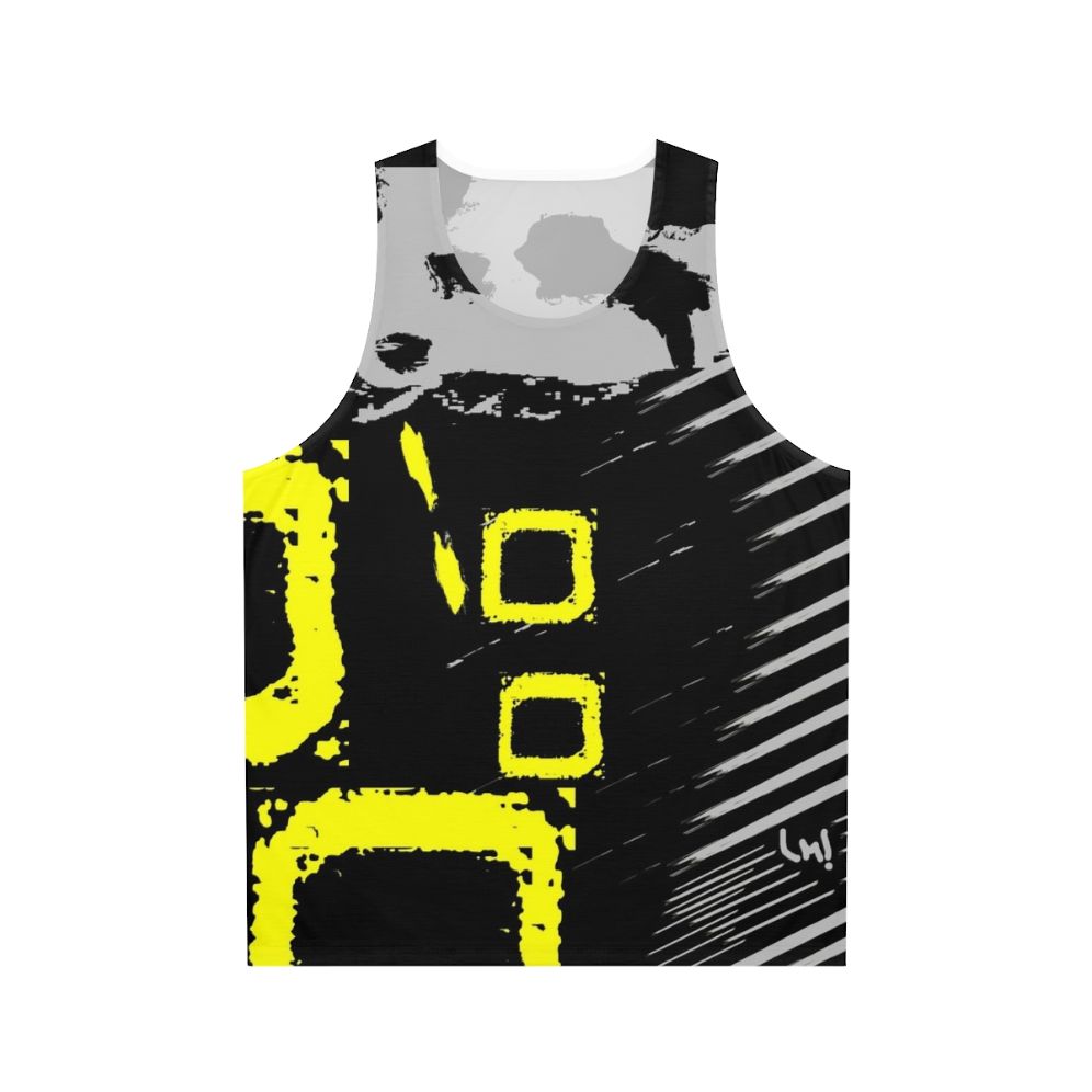 Comfortable yellow unisex tank top