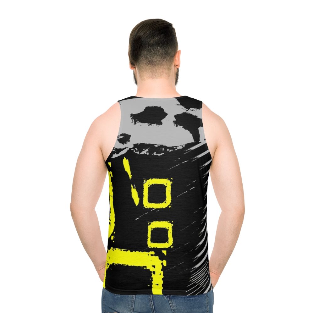 Comfortable yellow unisex tank top