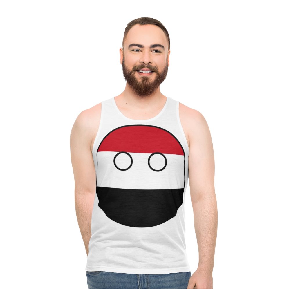 Yemen Countryball Unisex Tank Top