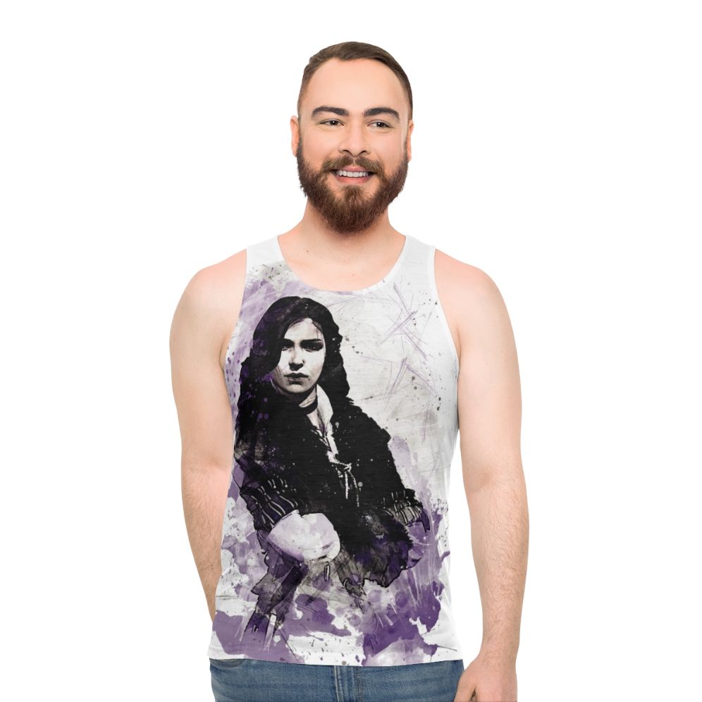Yennefer of Vengerberg Witcher Painting Unisex Tank Top
