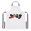 Yes Talk music-themed apron with band members' names