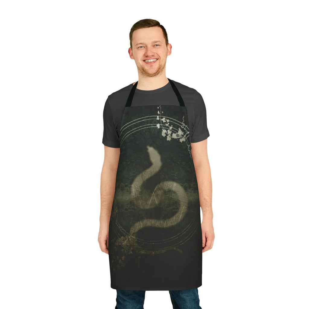 Yggdrasil-inspired apron featuring the Norse tree of life design