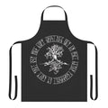 Yggdrasil-inspired apron with Nordic tree of life design
