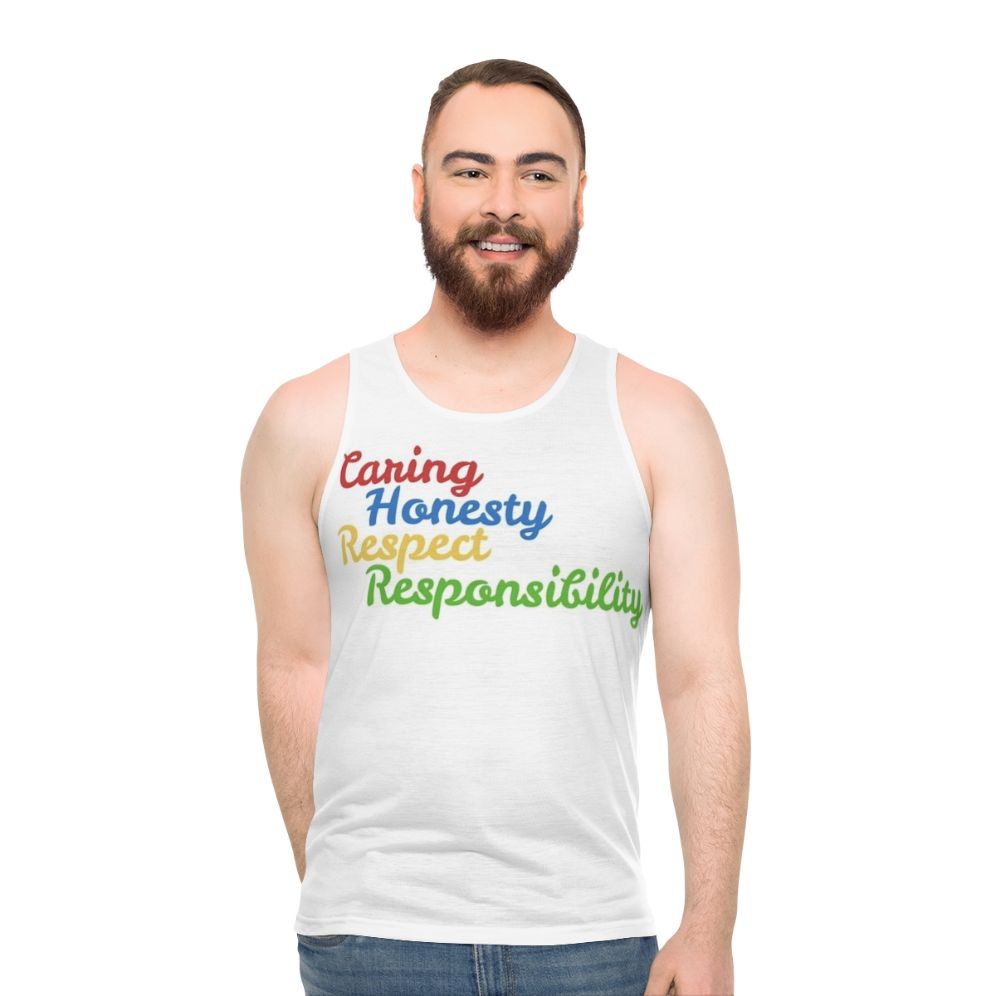 YMCA Core Values Unisex Tank Top