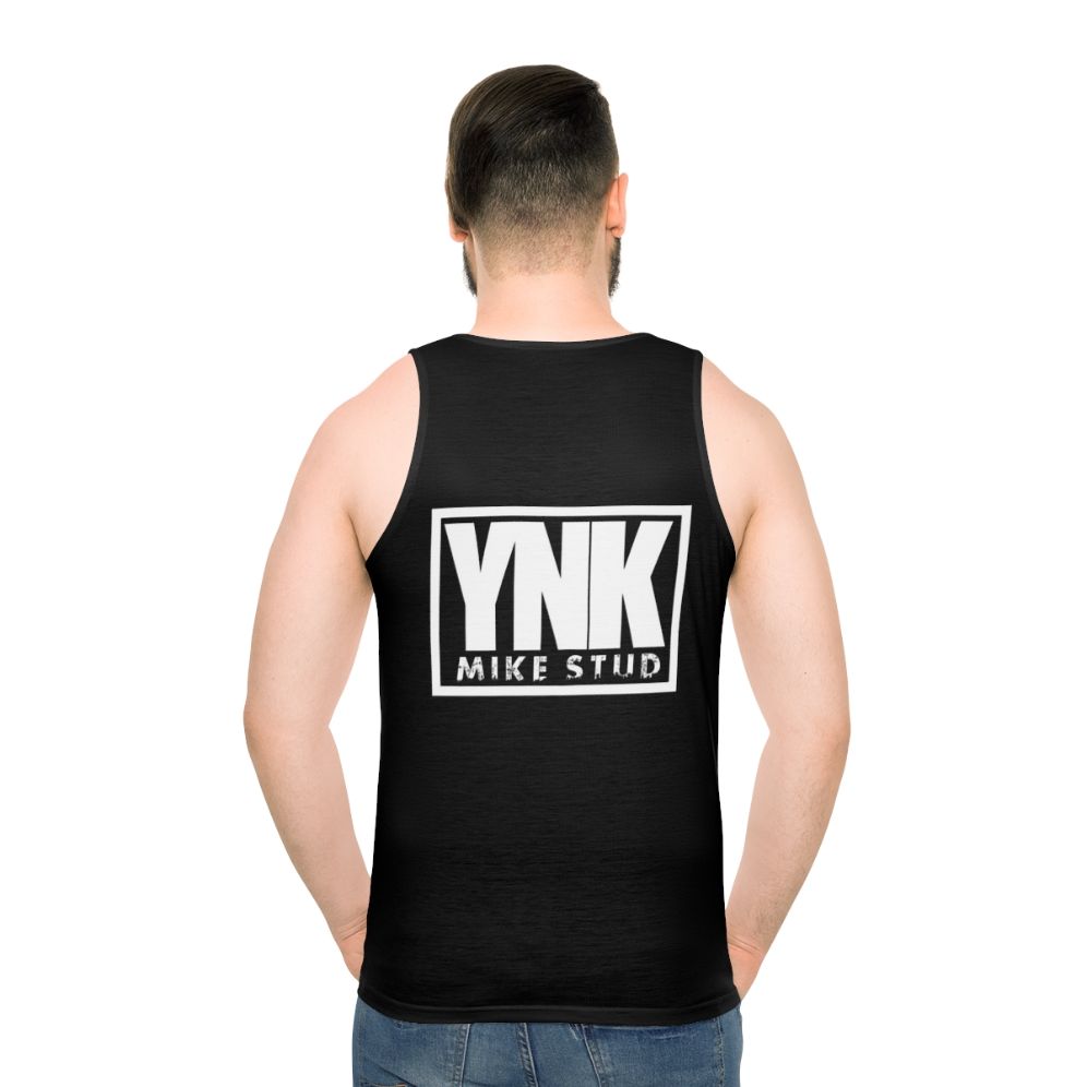 YNK Mike Stud Inspired White Unisex Tank Top