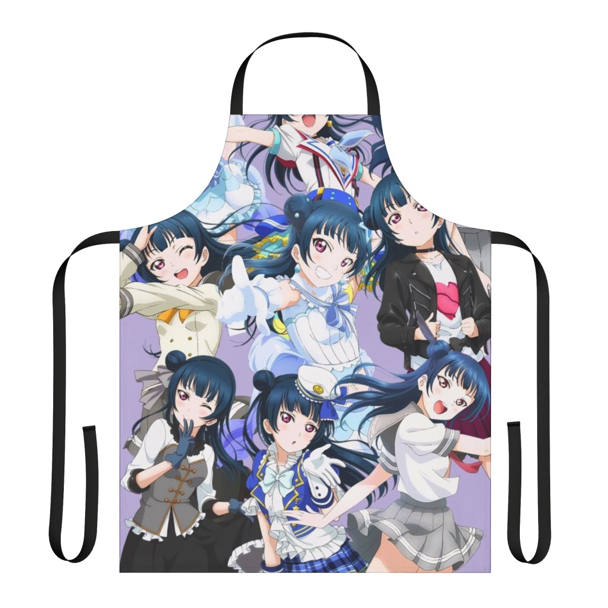 Yohane-inspired anime apron featuring the character Yohane from the series Love Live! Sunshine