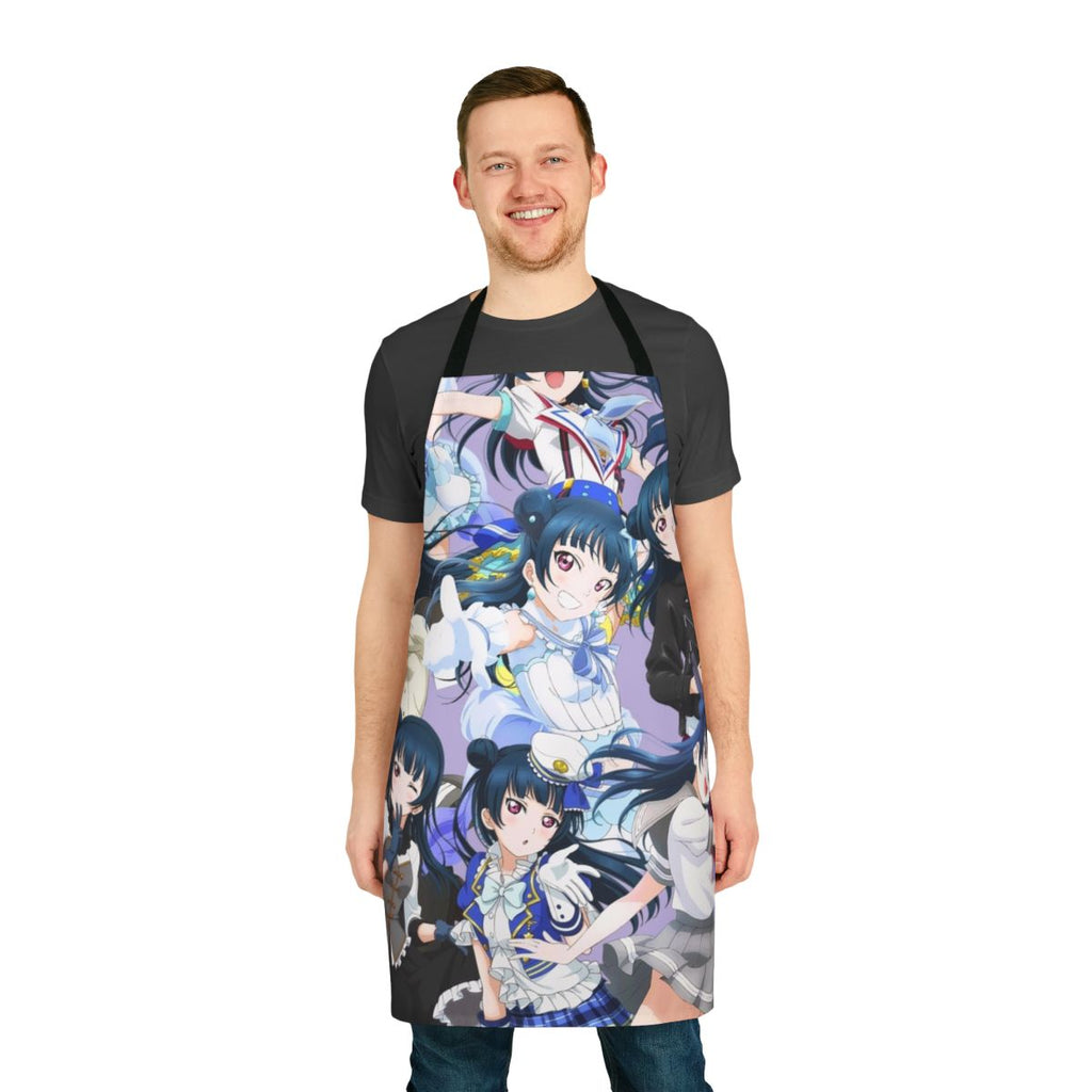 Yohane-inspired anime apron featuring the character Yohane from the series Love Live! Sunshine