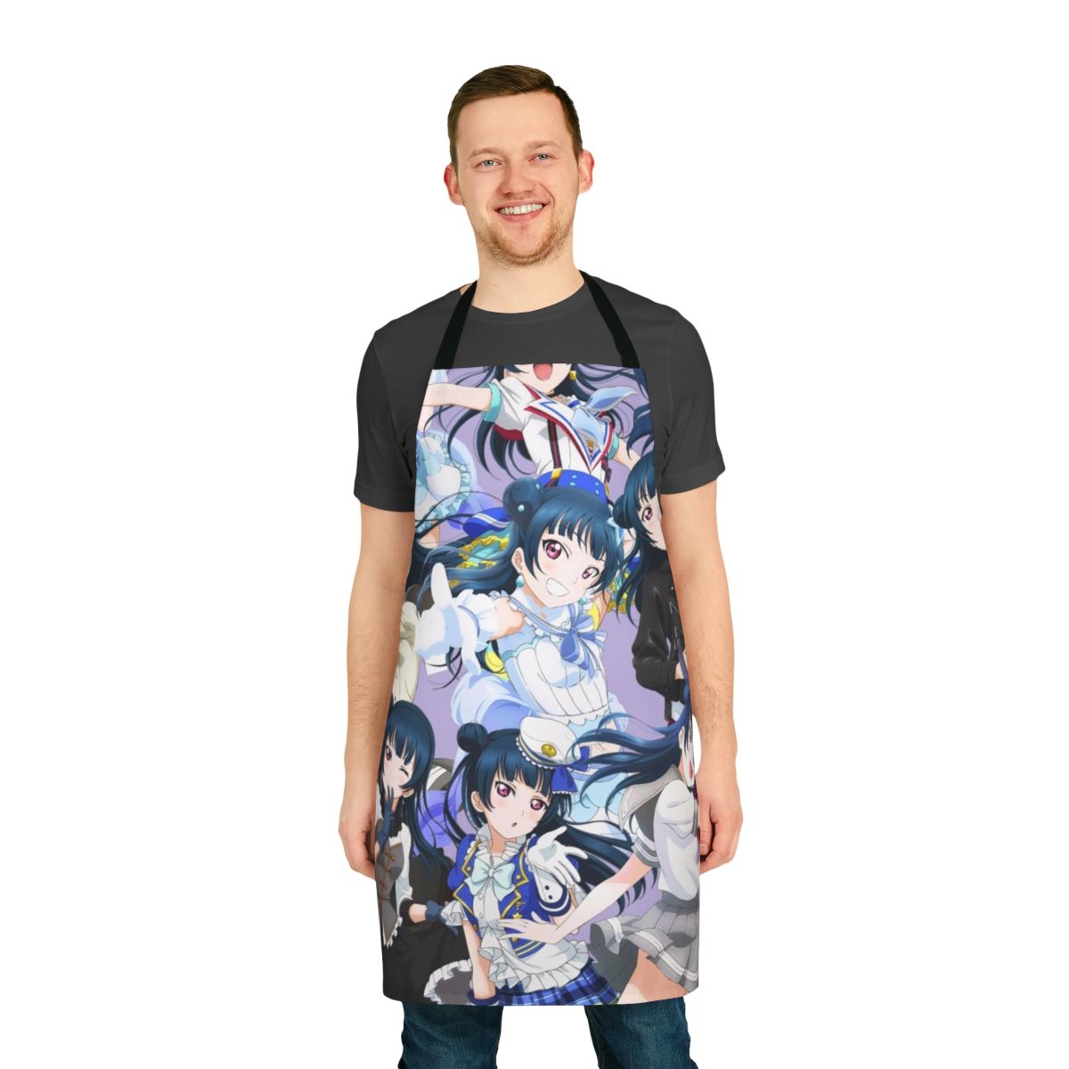 Yohane-inspired anime apron featuring the character Yohane from the series Love Live! Sunshine