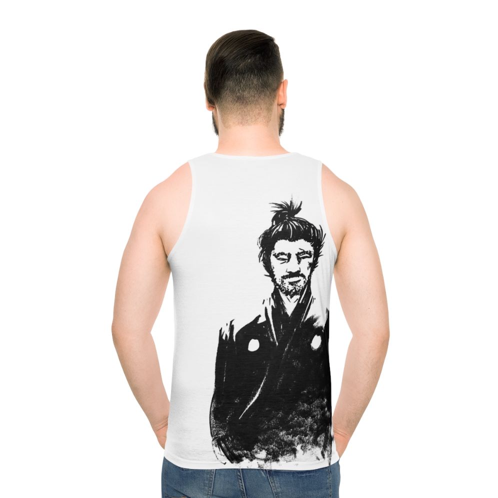 Yojimbo Unisex Tank Top Featuring Iconic Samurai Character