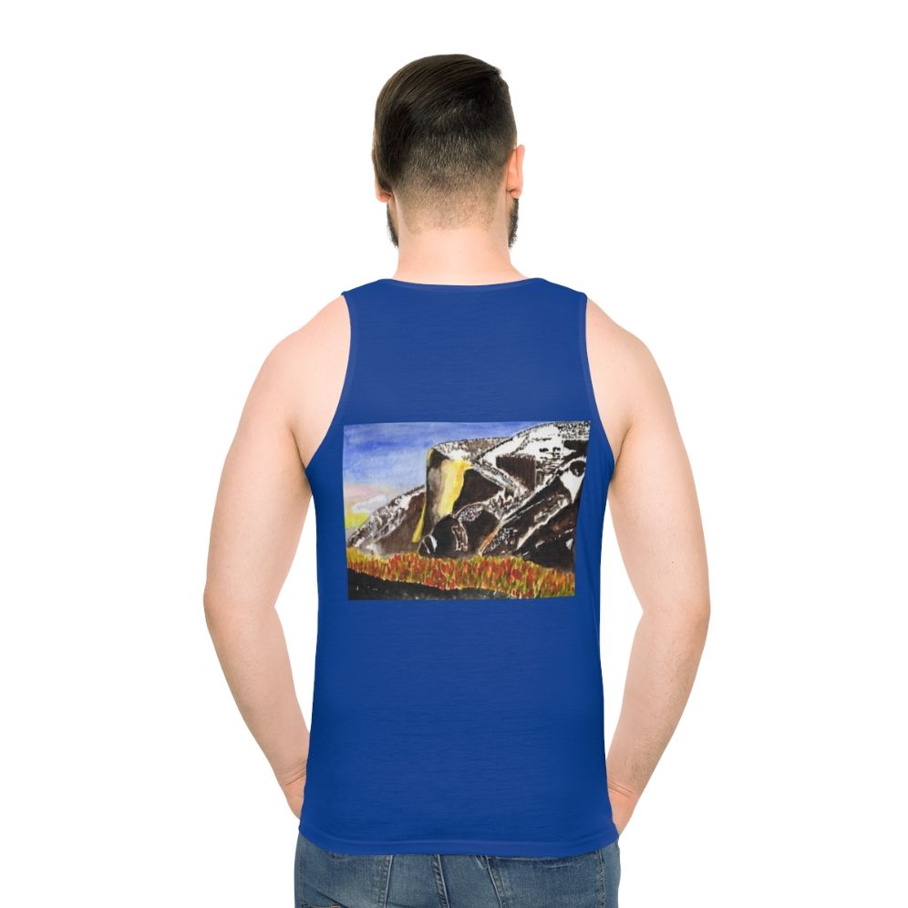 Yosemite waterfall unisex tank top