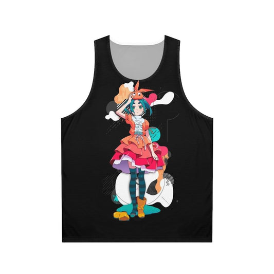 Yotsugi Ononoki Monogatari Anime Unisex Tank Top