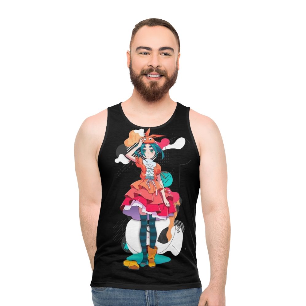 Yotsugi Ononoki Monogatari Anime Unisex Tank Top