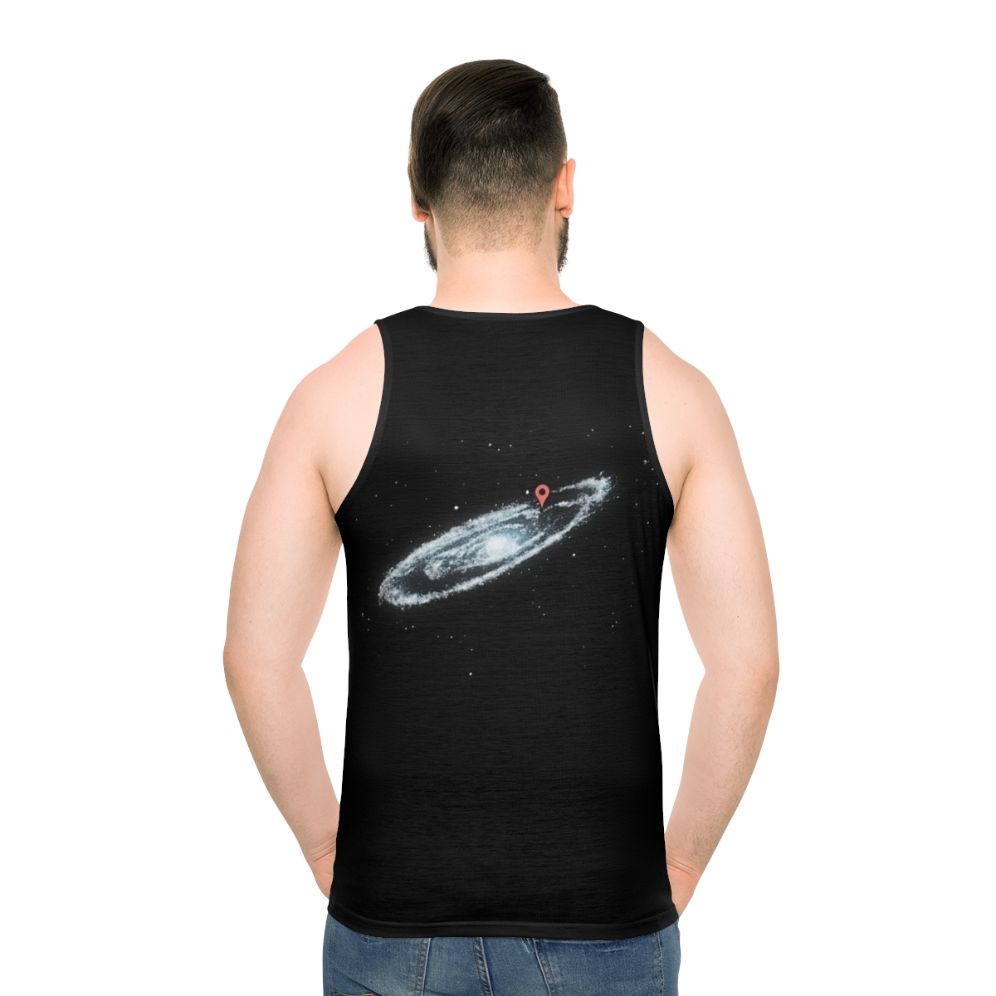 Unisex "You Are Here" Milky Way Galaxy Tank Top