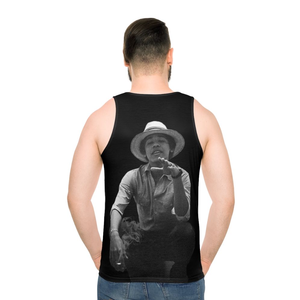 Young Barack Obama in Tank Top