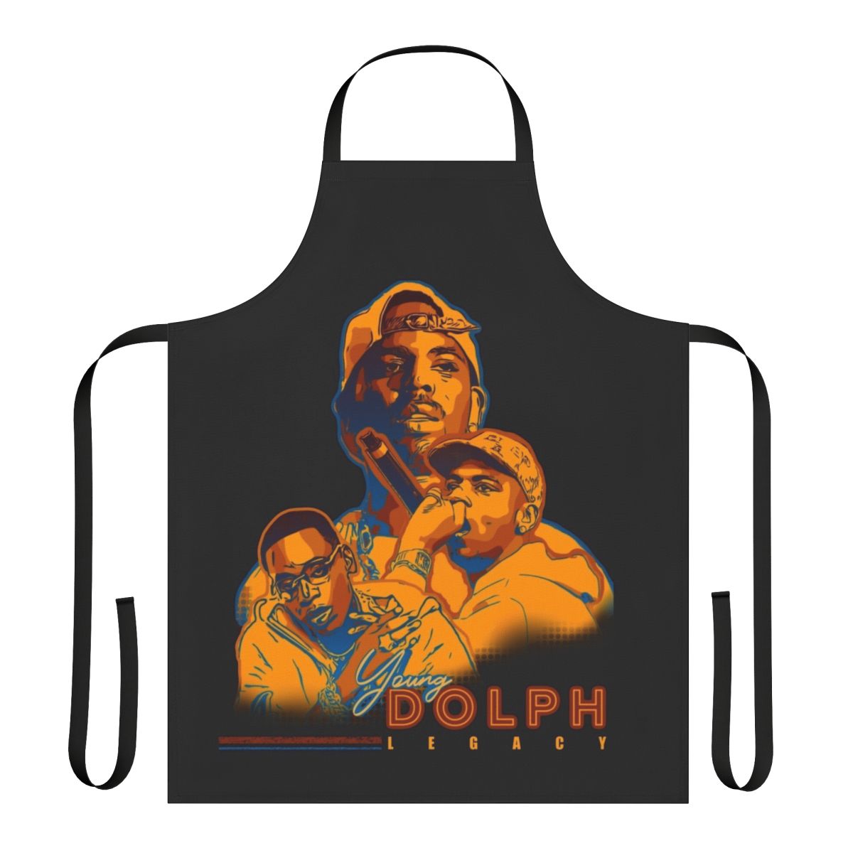 Young Dolph Tribute Apron - Honoring the Legacy of the Memphis Rapper