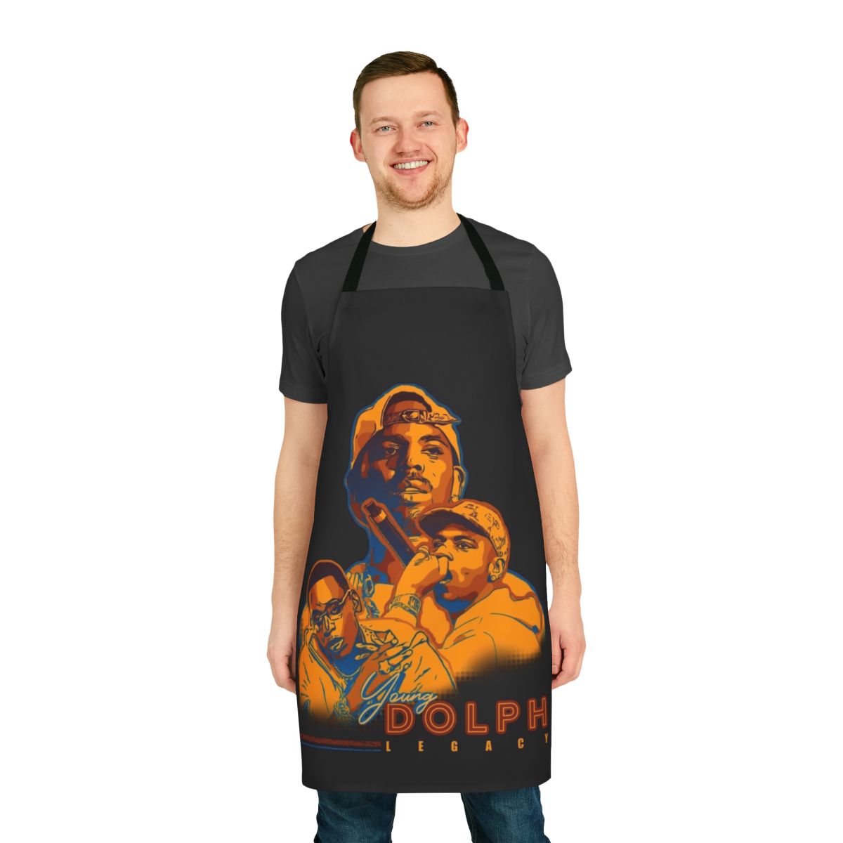 Young Dolph Tribute Apron - Honoring the Legacy of the Memphis Rapper