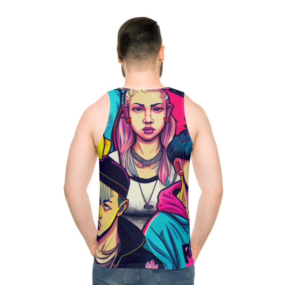 Young Royals Cyberpunk Manga Style Unisex Tank Top