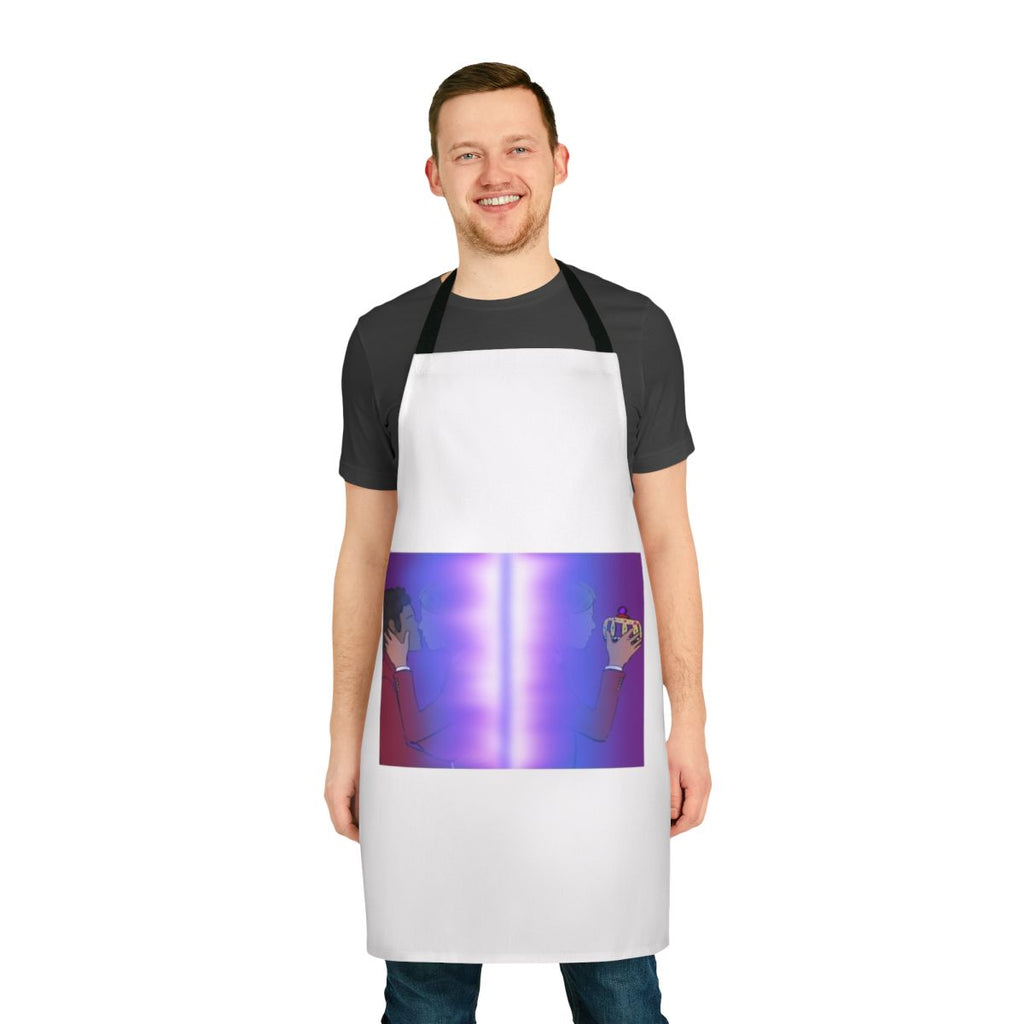 Young Royals-inspired apron featuring characters Wilhelm and Simon