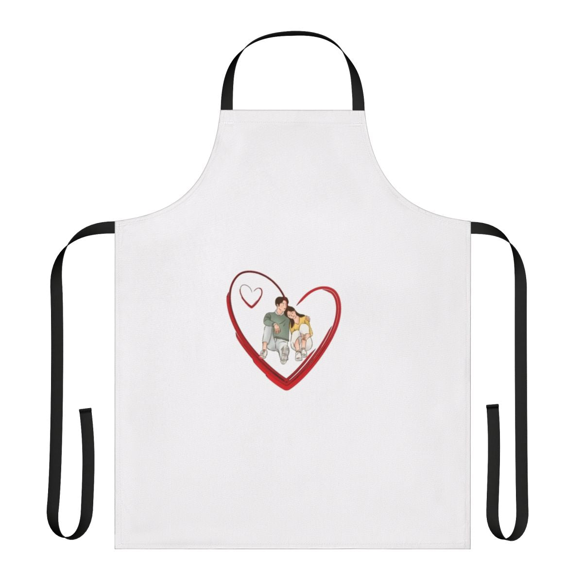 Young Royals Netflix Drama Themed Apron with Cute Characters