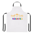 Young Royals inspired apron featuring characters Wilhelm and Simon