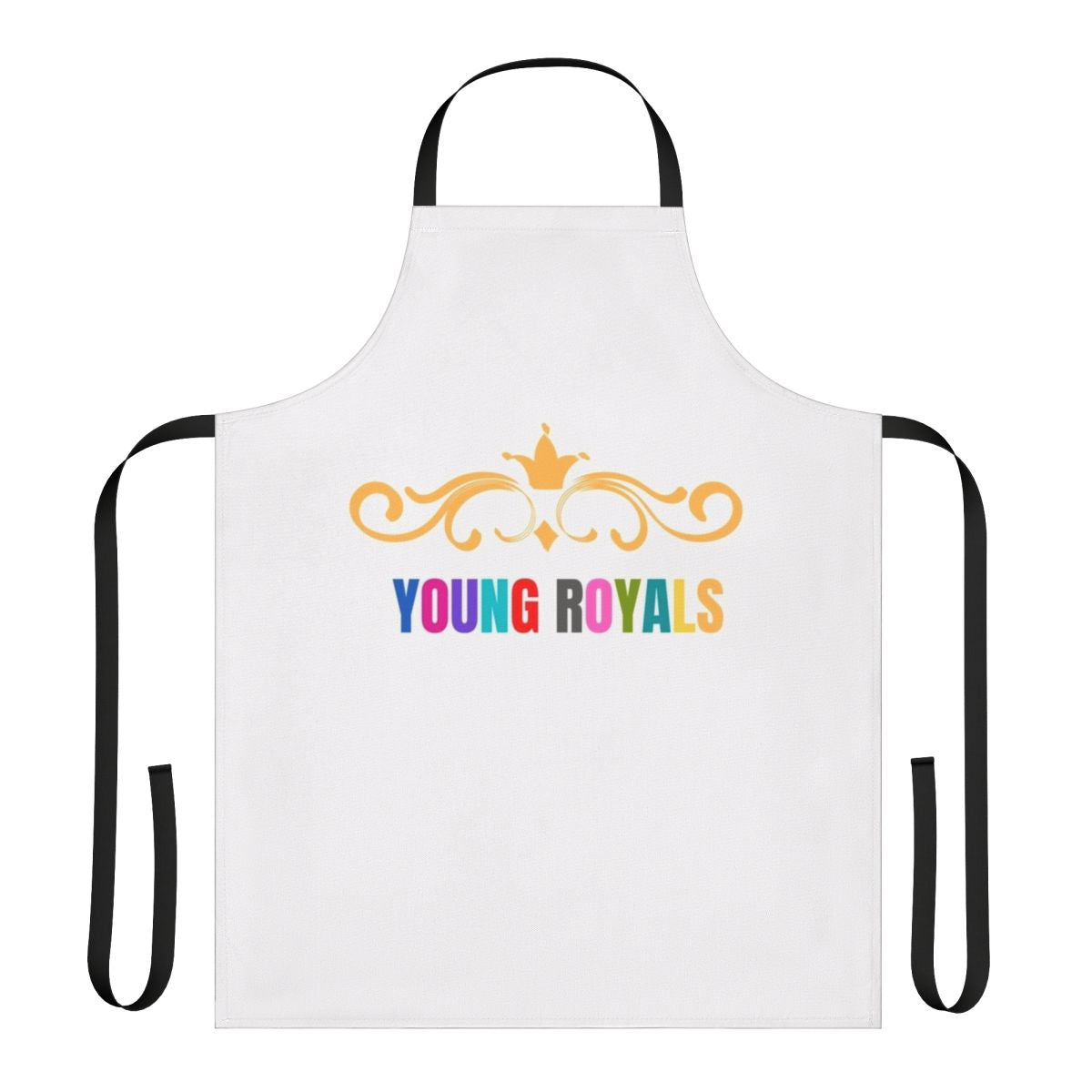 Young Royals inspired apron featuring characters Wilhelm and Simon