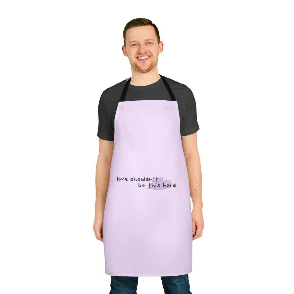 Young Royals inspired apron featuring line art design of Prince Wilhelm and Simon Eriksson