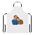 Stylish poster-inspired apron featuring the characters from the Netflix series Young Royals