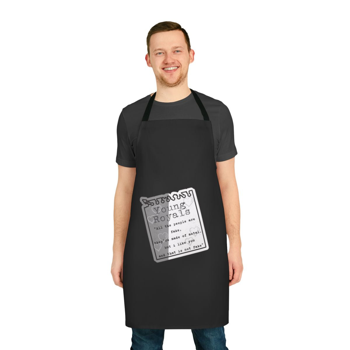 Young Royals Inspired Apron with Iconic Quote from the Netflix LGBTQ+ Drama Series