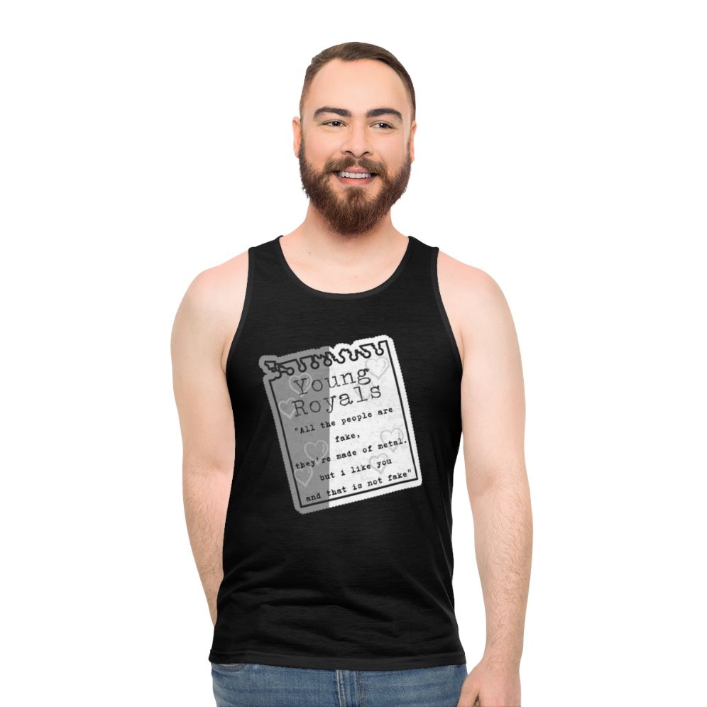Young Royals Netflix TV Show Quote Unisex Tank Top