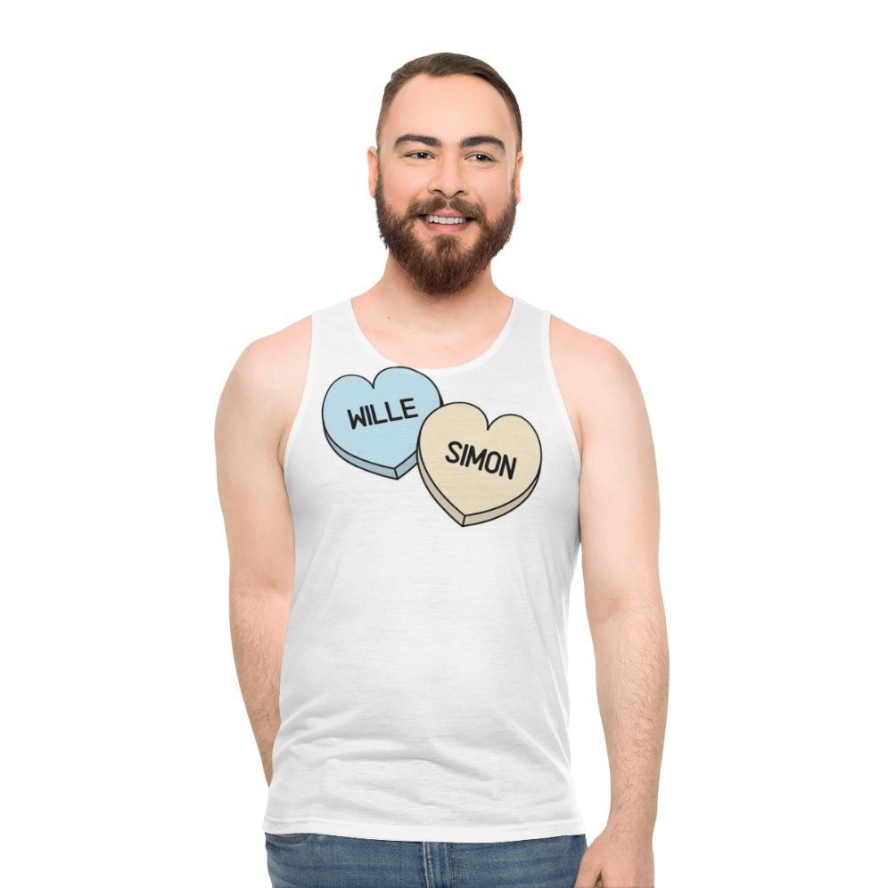 Young Royals Prince Wilhelm and Simon Eriksson Unisex Tank Top