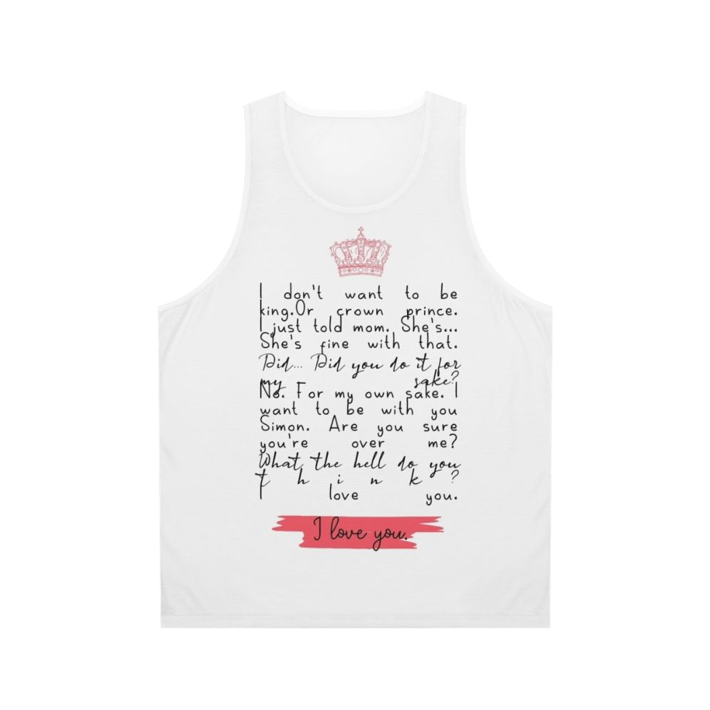 Young Royals Season 3 LGBTQIA Unisex Tank Top