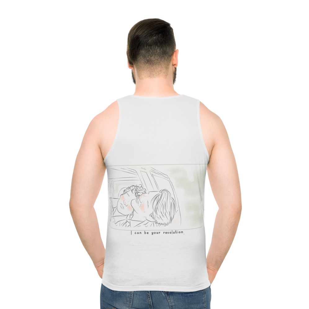 Young Royals Season 3 Unisex Tank Top with Quote and Line Art Design