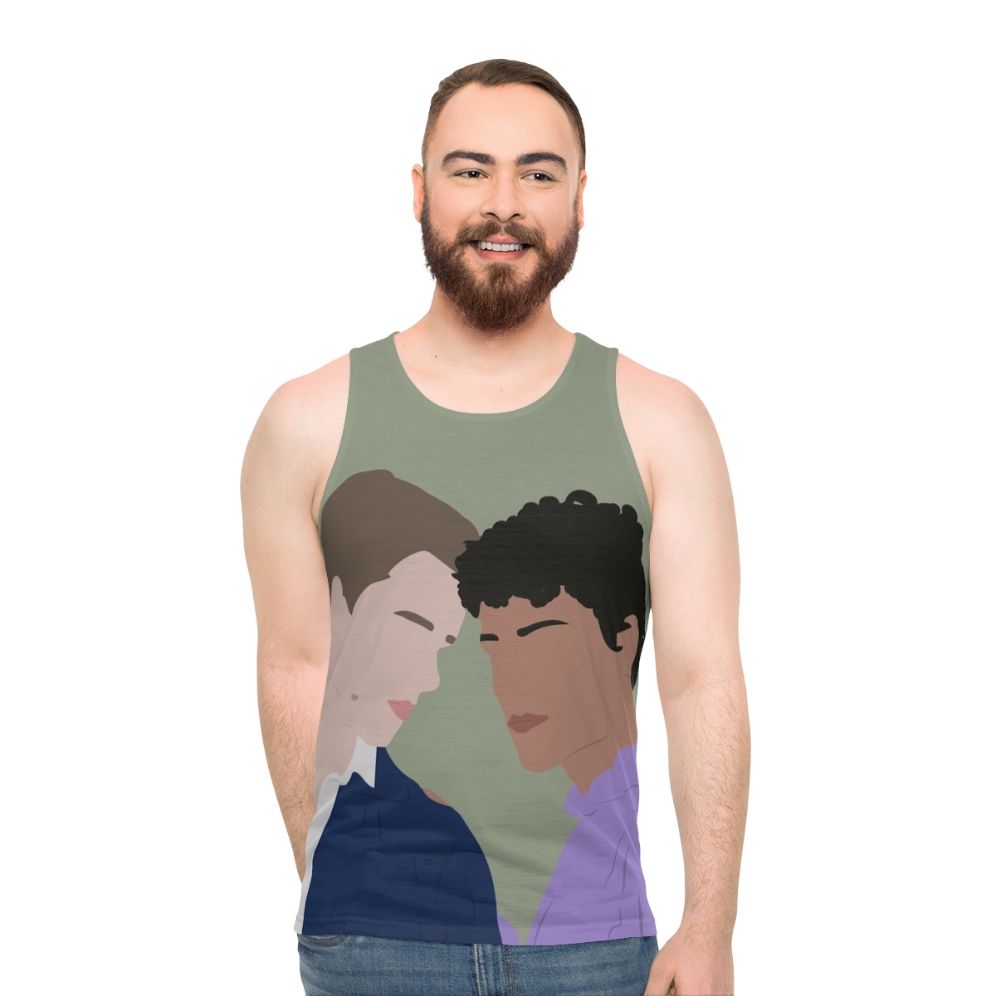 Young Royals Season 2 Unisex Tank Top with Prince Wilhelm and Simon