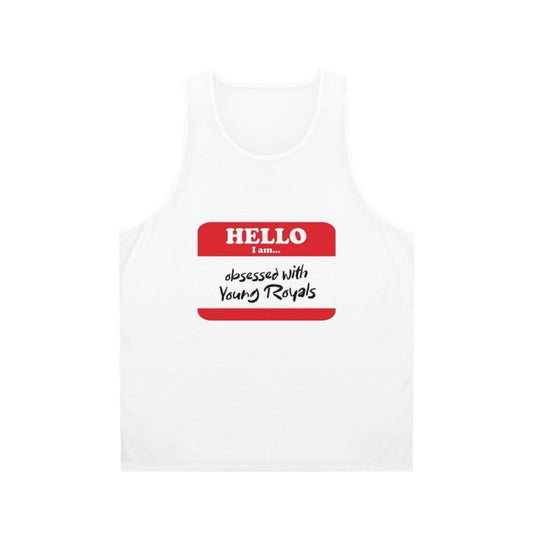 Young Royals Unisex Tank Top featuring Edvin Ryding, Omar Rudberg, Wilhelm, and Simon