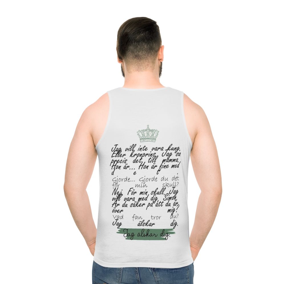 Young Royals Unisex Tank Top featuring Prince Wilhelm and Simon Eriksson