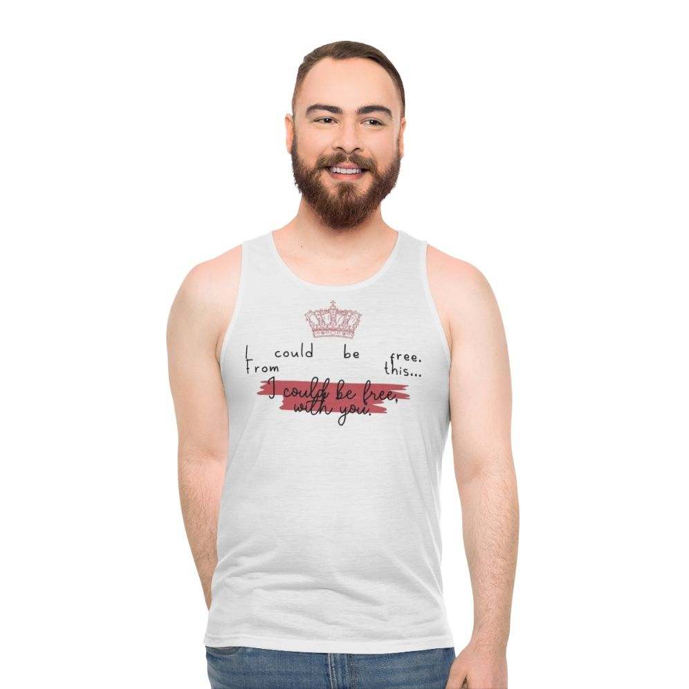 Young Royals Unisex Tank Top with Minimal Line Art Design