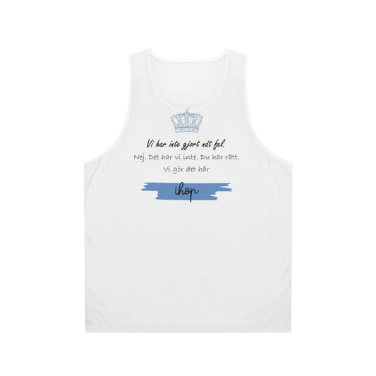 Young Royals Unisex Tank Top with Prince Wilhelm and Simon Eriksson