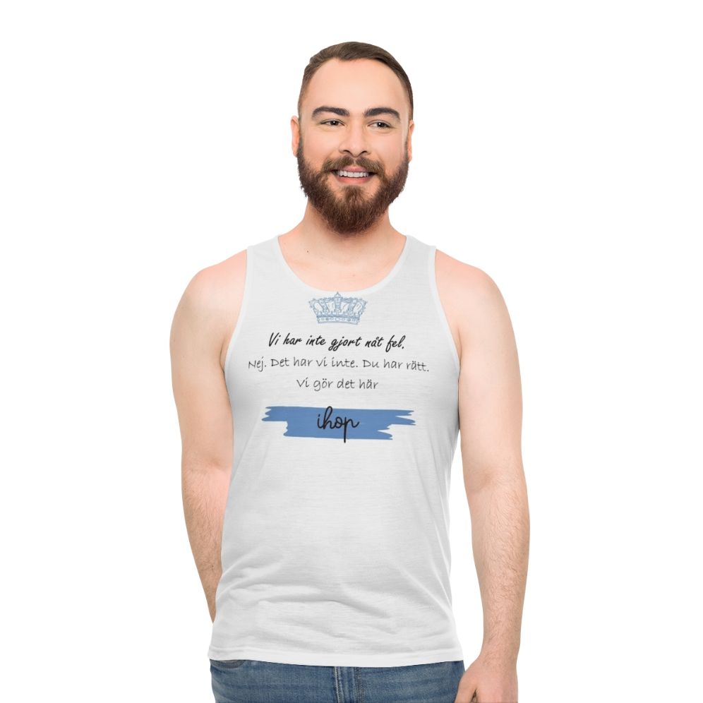 Young Royals Unisex Tank Top with Prince Wilhelm and Simon Eriksson