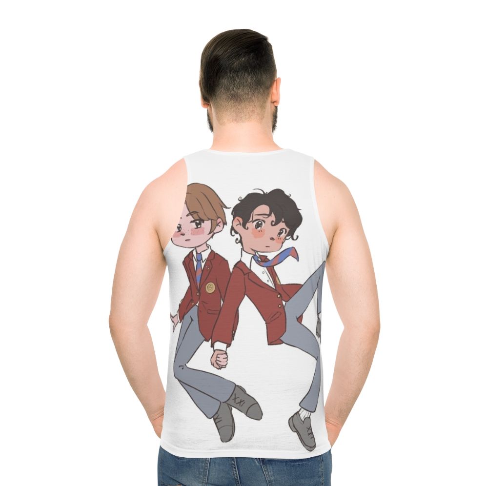 Young Royals Wilhelm and Simon Couple Goals Unisex Pride Tank Top