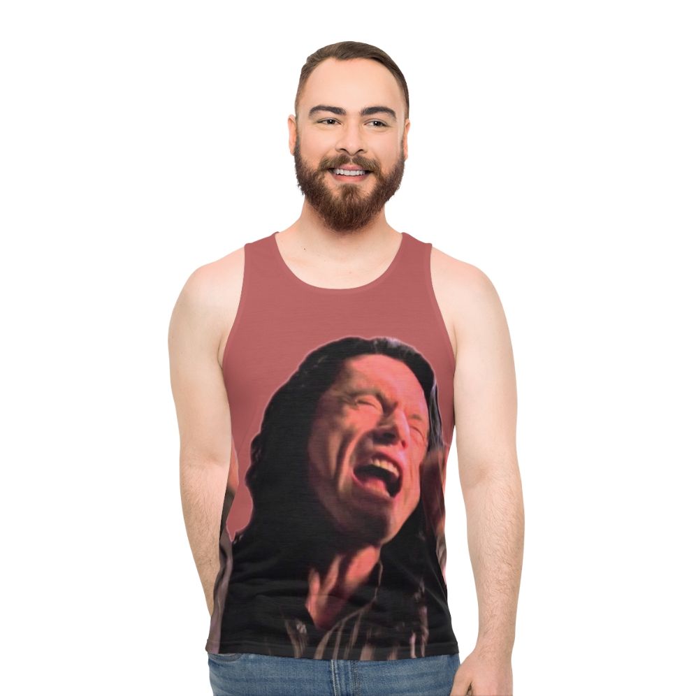 "You're Tearing Me Apart Lisa" The Room Unisex Tank Top