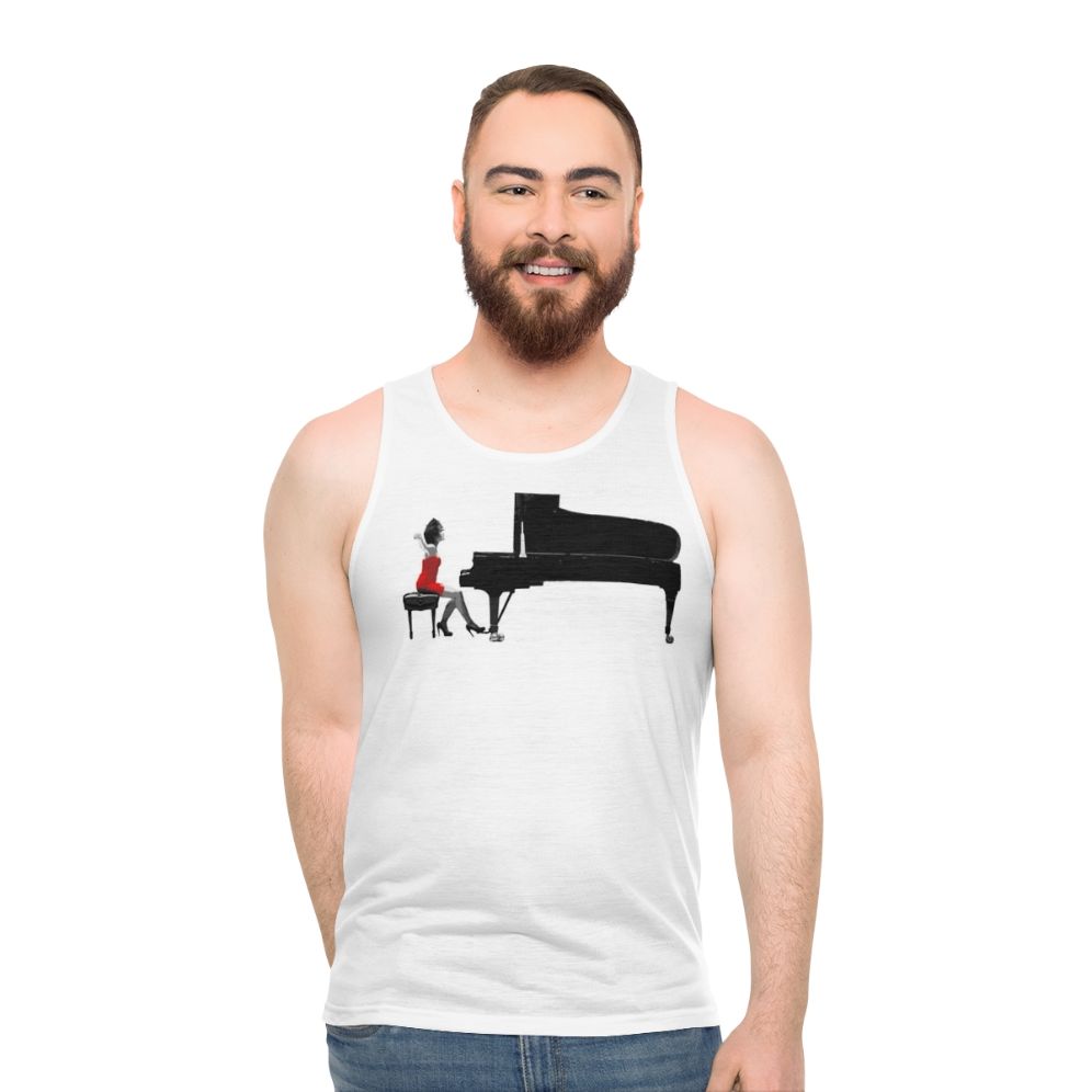 Yuja Wang Classical Piano Unisex Tank Top